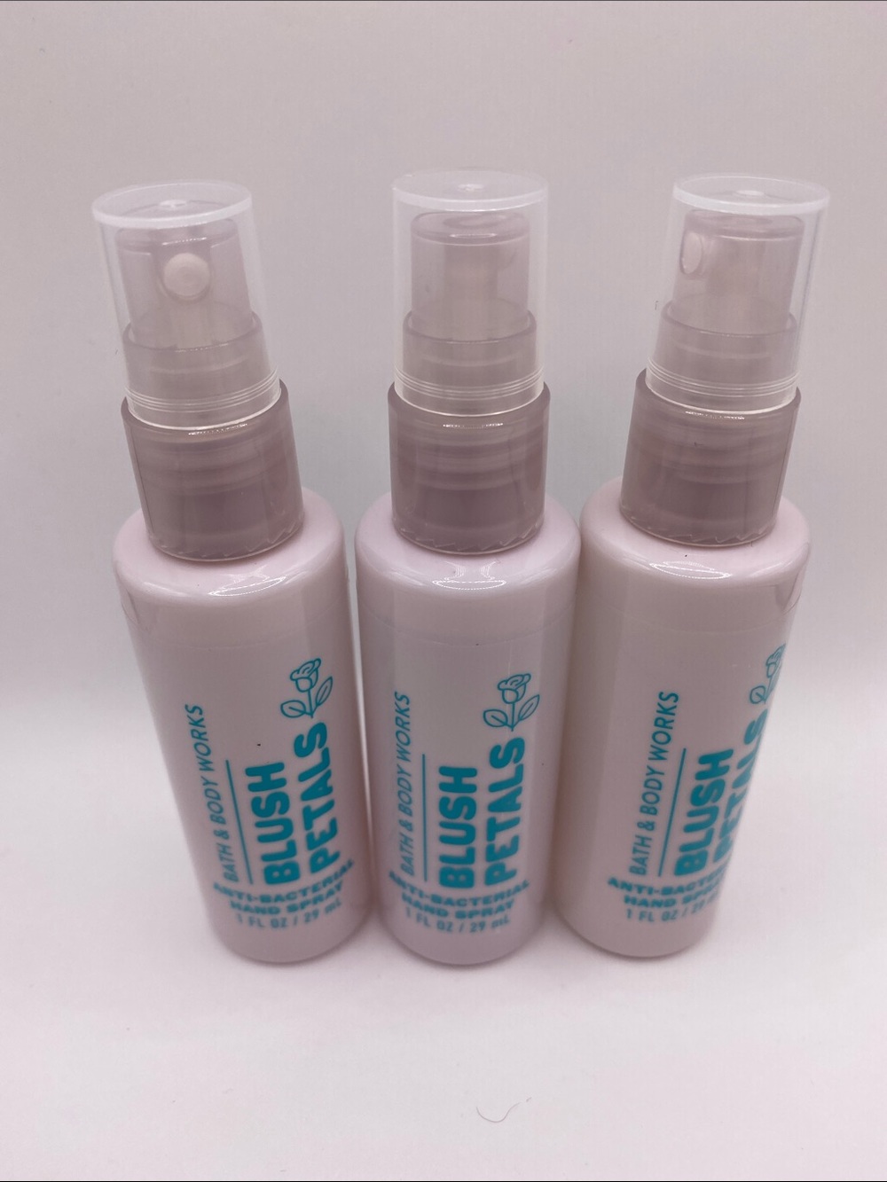 Bath & Body Works Blush Petals Sanitizer Spray Set